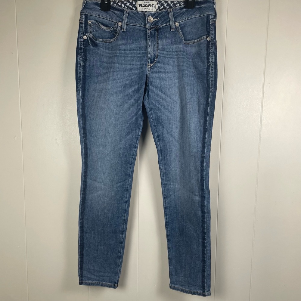 Ariat Real Denim Women's Jeans Blue Wash Skinny Fit Size 32